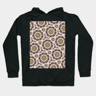 Green and Purple Circular and Triangular Shapes Pattern - WelshDesignsTP003 Hoodie